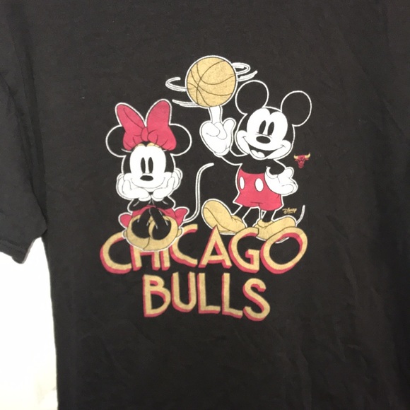 Men's Chicago Bulls Junk Food Black Disney Mickey & Minnie - Picture 3 of 5
